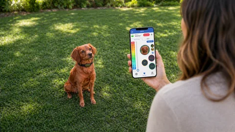LINK smart collar app shown with Sophie